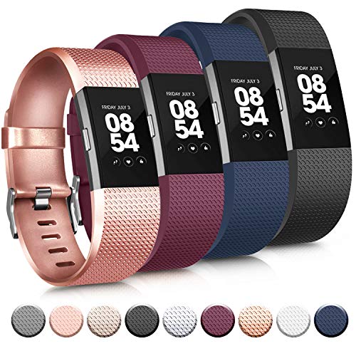 Tobfit Sport Bands Compatible with Fitbit Charge 2