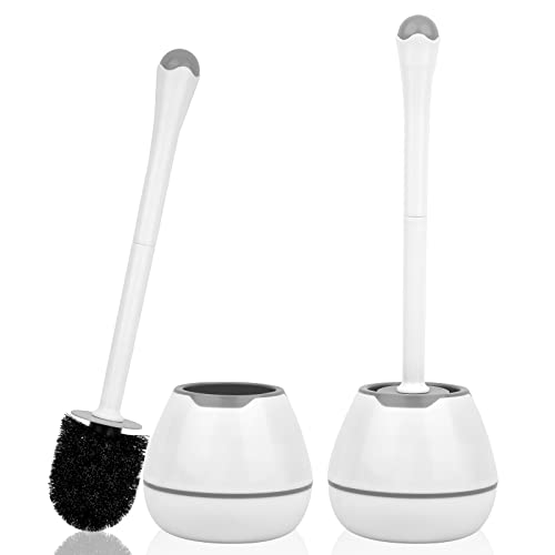 SetSail Toilet Brush, Toilet Bowl Brush and Holder Compact Size Toilet  Brushes for Bathroom with 304 Stainless Steel Handle Toilet Cleaner Brush  with