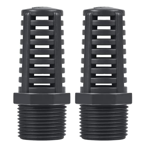 TOMEEX 3/4 Inch Threaded Suction/Overflow Strainer, Screen Strainer 3/4 Inch(2 Pack)