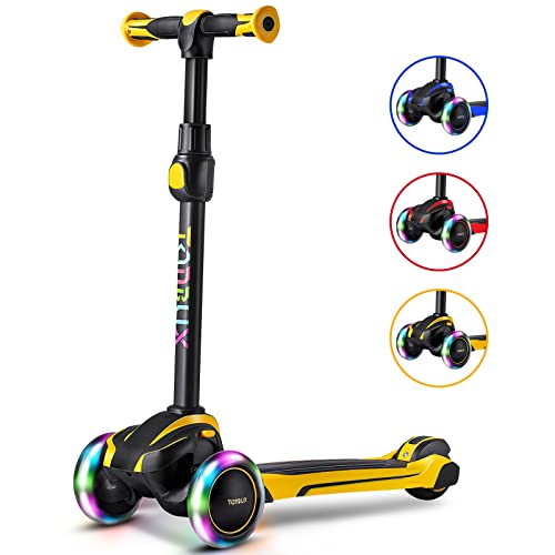 TONBUX Kids Scooter with Adjustable Height Toddler Scooter