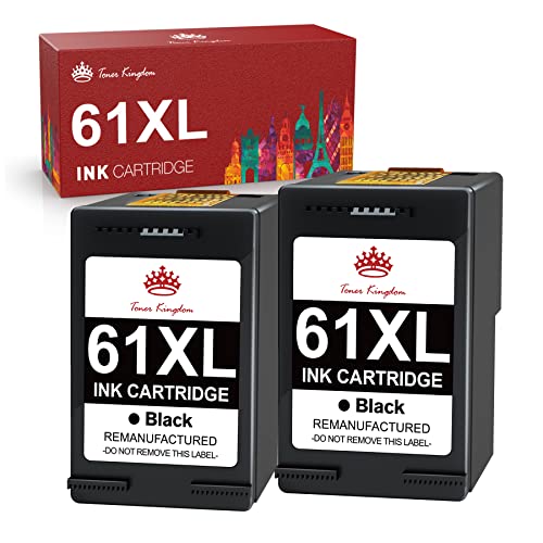 Toner Kingdom Remanufactured 61XL Black Ink Cartridge