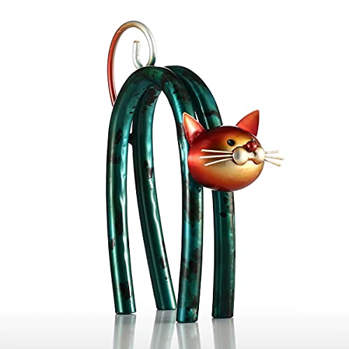 Tooarts U Shaped Cat Metal Ornament