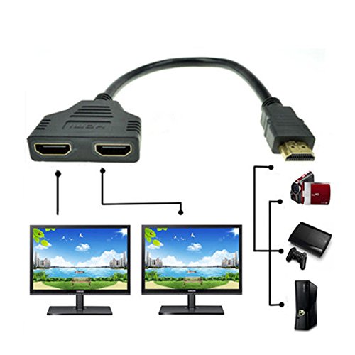 Toolso HDMI Splitter Cable Adapter Converter