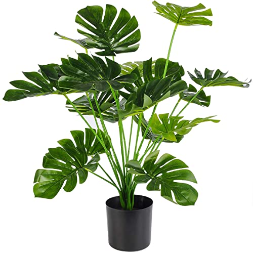 Toopify 28" Fake Plants: Large Artificial Floor Faux Plants for Home Office Decor