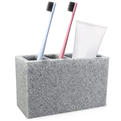 TOOZOR Bathroom Polyresin Toothbrush Holder