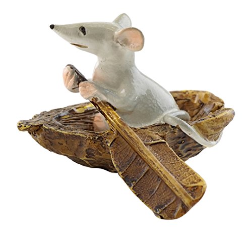 Top Collection Mouse Rowing Boat Figurine