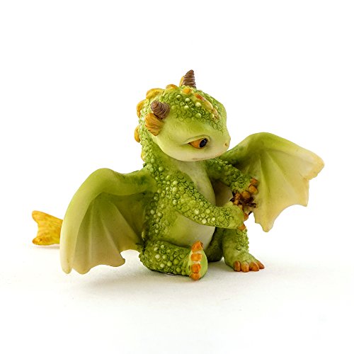 Top Collection Rex The Green Dragon - Mini Collectible Fantasy Figurine (Live to Fight Another Day)