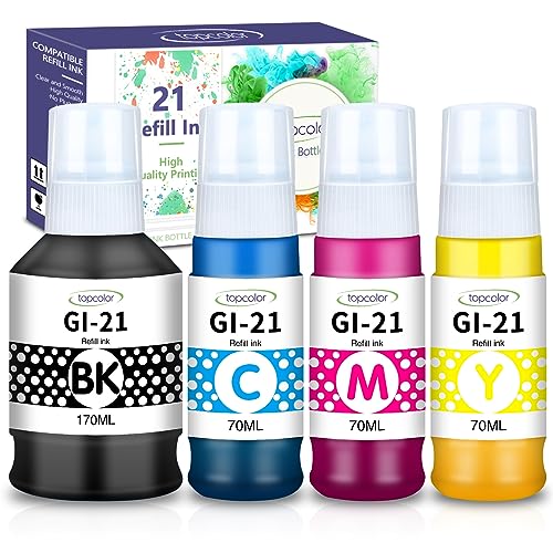 Topcolor GI-21 G3260 G3270 Ink Bottles Set