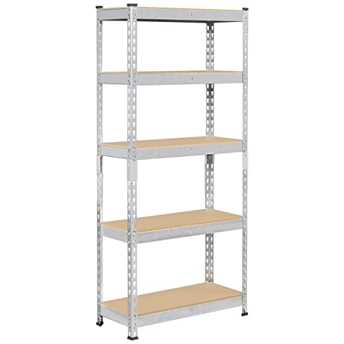 Topeakmart 5-Tier Utility Shelves: Versatile and Sturdy Storage Solution