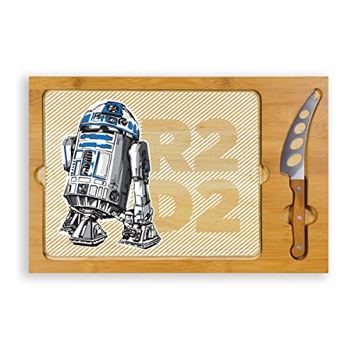 TOSCANA - Star Wars R2-D2 Icon Glass Top Cutting Board & Knife Set