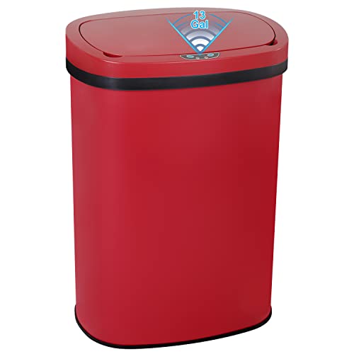 Touch Free Automatic Stainless Steel Trash Can