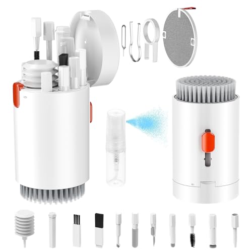 Tounee Keyboard Cleaner Kit: Electronics Cleaning Kit with Retractable Brush and 20 Accessories