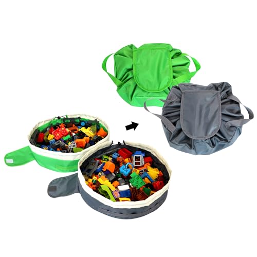 Toy Storage Bag for Kids - Mini Toy Play Mat