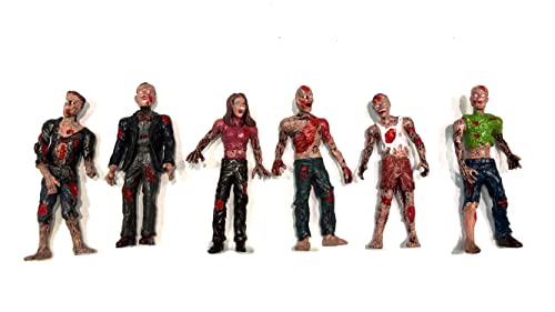 Toy Zombie Action Figures with Movable and Detachable Joints