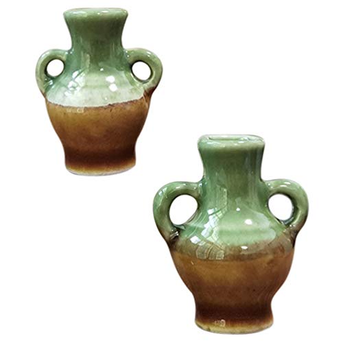 TOYANDONA Vintage Decor Miniature Vase Pot Jar Ceramic Set