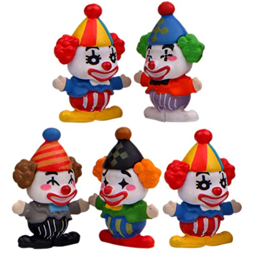 Toyvian Carnival Ornaments Table Clown Toy