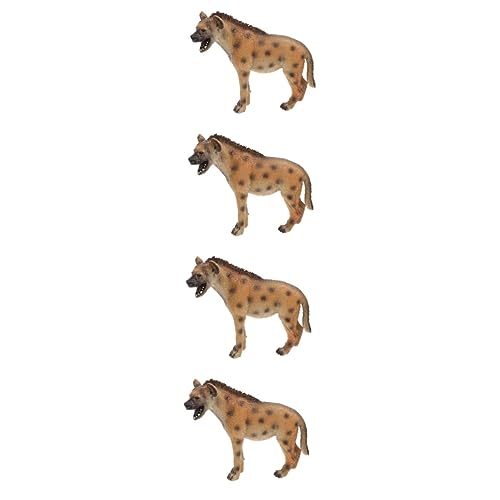 Toyvian Simulation Hyena Model for Kids African Decor