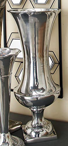 Traditional Aluminum Trumpet Vase - Silver