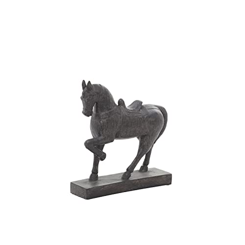Traditional Polystone Horse Sculpture