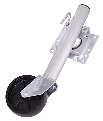 Trailer Tongue Kick Stand with Wheel Attachment