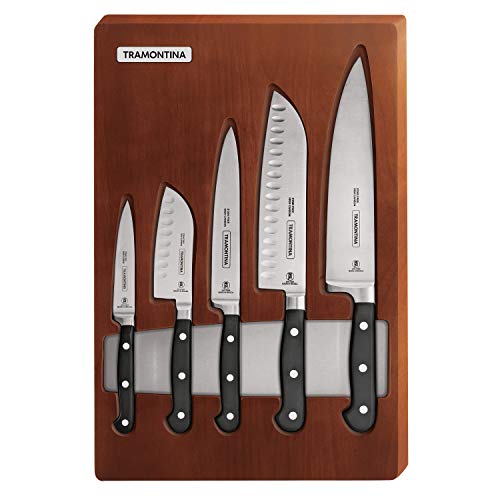 Tramontina 5 Pc Knife Set with Block