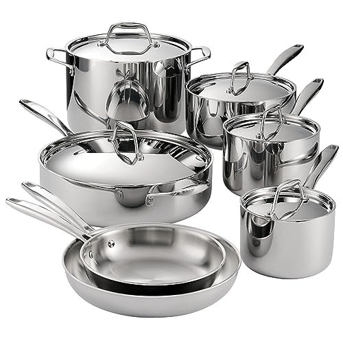 Tramontina Gourmet Stainless Steel Induction-Ready Cookware Set