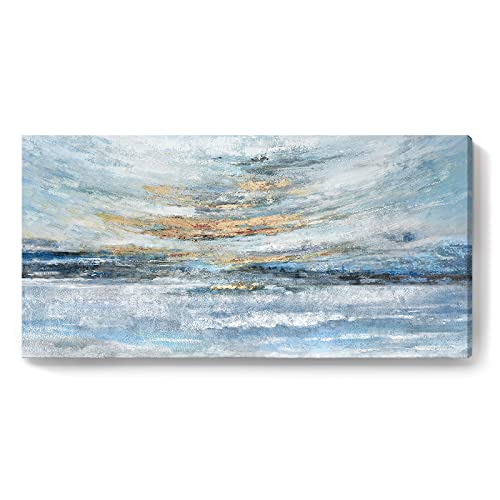 Tranquil Coastal Sunrise Canvas Print for Home Decor