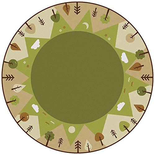 Tranquil Mountains Rug for Kids