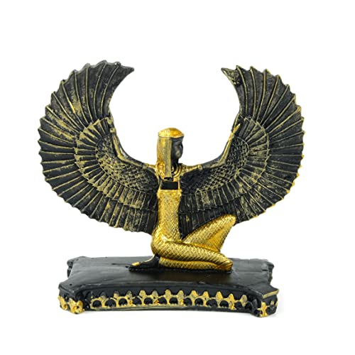 TRANSGOOD Open Wings Kneeling Egyptian Isis Figurine