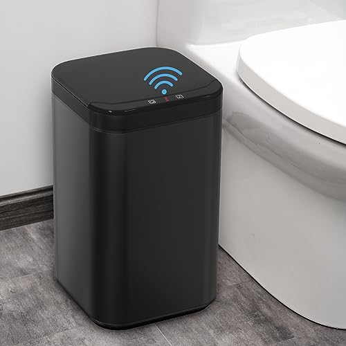 TrashAid Motion Sensor Bathroom Trash Can
