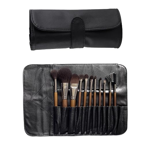 Travel Makeup Brush Holder and Organizer Bag