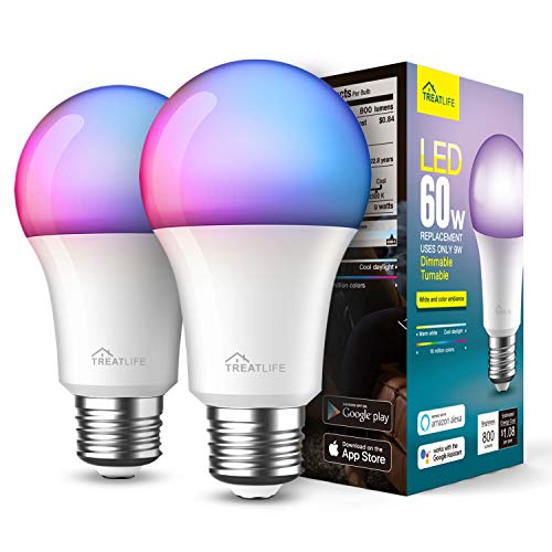 TREATLIFE Smart Light Bulbs: Music Sync Color Changing Bulbs