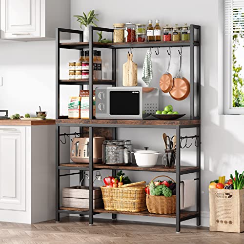 Tribesigns Kitchen Bakers Rack with Storage