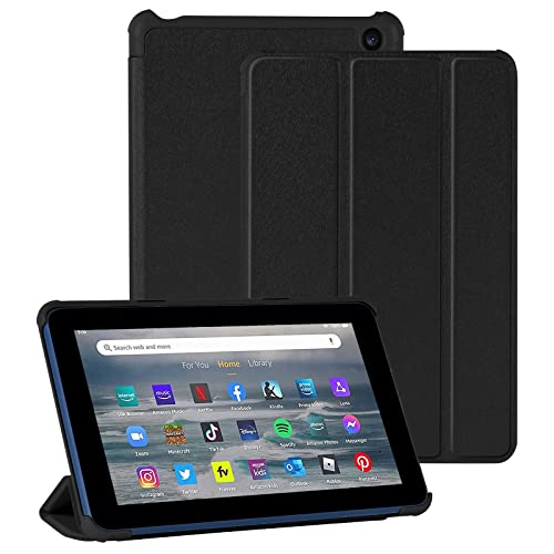 Trifold Stand Case for Kindle Fire 7 Tablet 2022