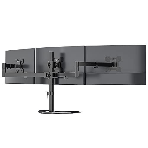 Triple LCD Monitor Fully Adjustable Desk Mount