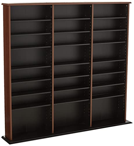 Triple Width Wall Storage Cabinet with Adjustable Shelves