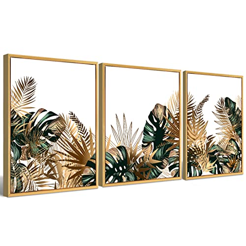 Tropical Green Leaves Wall Decor