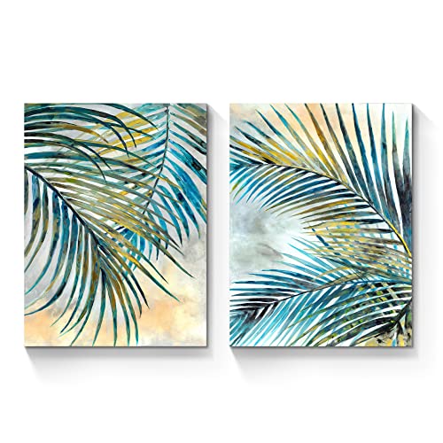 Tropical Leaves Wall Art: Palm Tree Canvas Prints