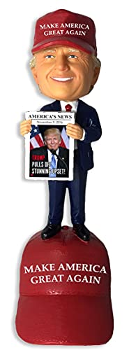 Trump 2016 Election Night MAGA Hat Bobblehead