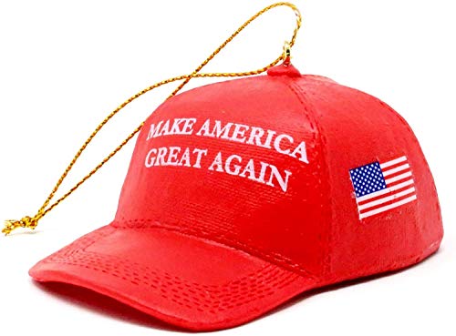 Trump 'Make America Great Again' Red Cap Ornament