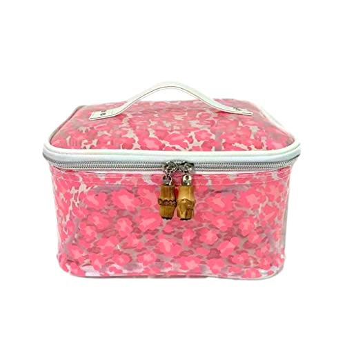 TRVL Design - Headcase 2 Piece Cosmetic Case Set - Cheetah Pink