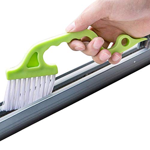 Trycooling Hand-held Groove Gap Cleaning Tools Door Window Track Kitchen Cleaning Brushes (1 Pc)