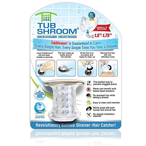 TubShroom Drain Hair Catcher - Prevent Clogged Drains