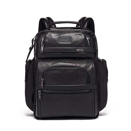 TUMI Alpha 3 Leather Brief Pack