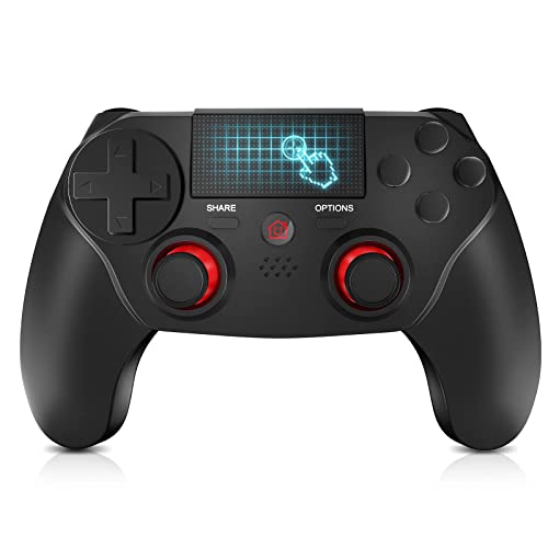 TUOMAN Wireless Controller for PS4 - Gamepad with Dual Vibration