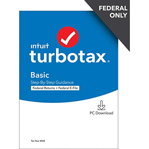 TurboTax Basic 2020 Desktop Tax Software - Reliable and Efficient Tax Filing