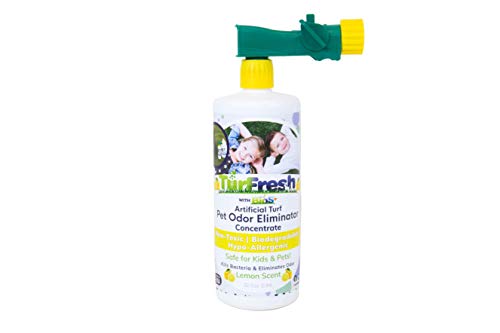 TurFresh BioS+ Lemon Scent Artificial Turf Grass Concentrate Enzyme Cleaner and Pet Odor Eliminator