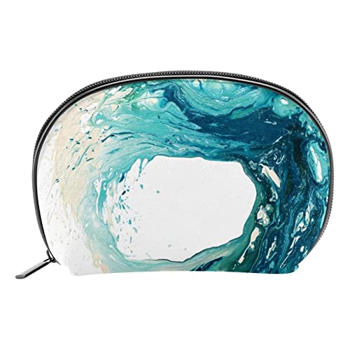Turquoise Sea Surf Cosmetic Case Makeup Organizer
