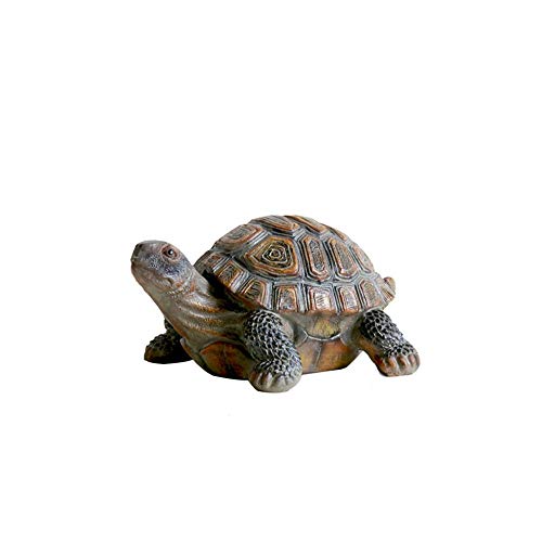 Turtle Figurines Polyresin Garden Sculpture Turtle Decor 5.1 inch