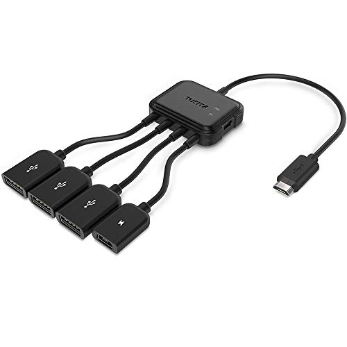 TUSITA Micro USB HUB Adaptor with Power